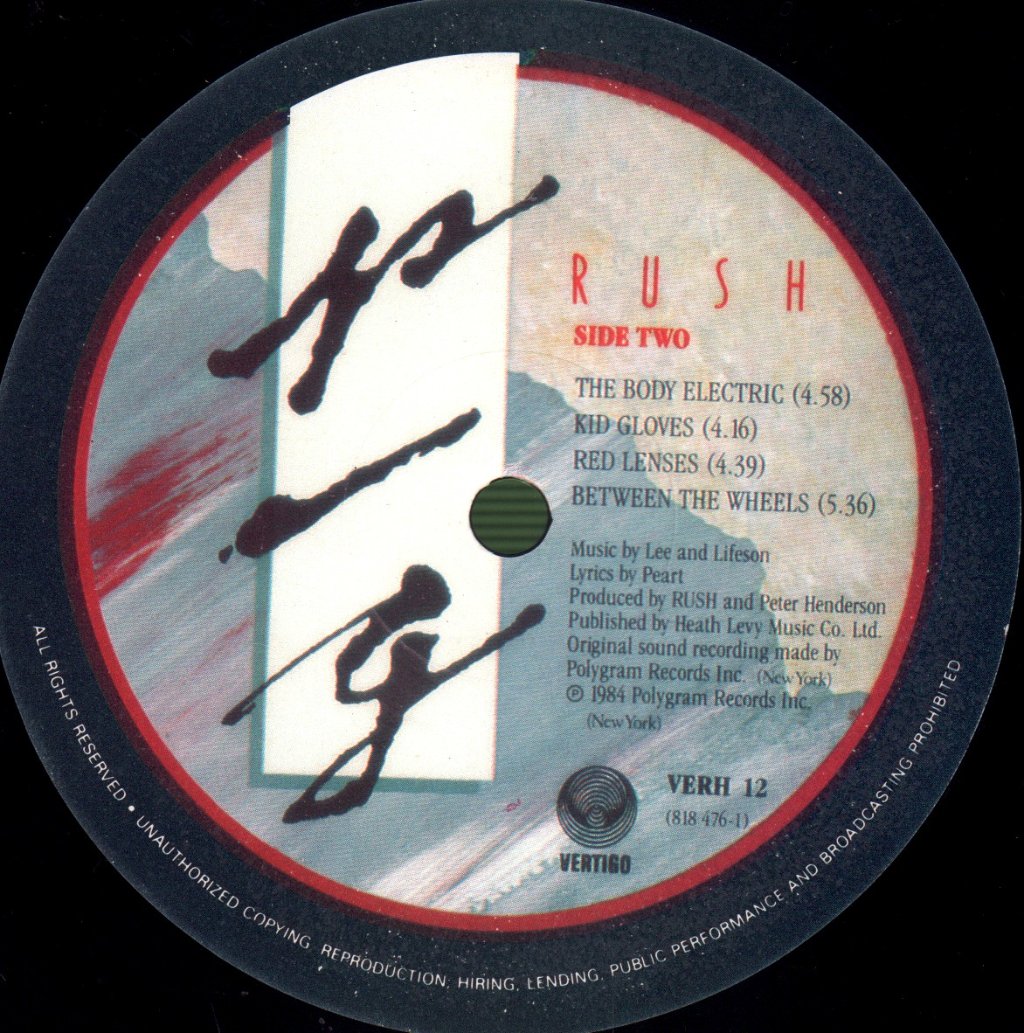 Rush - Grace Under Pressure - Lp