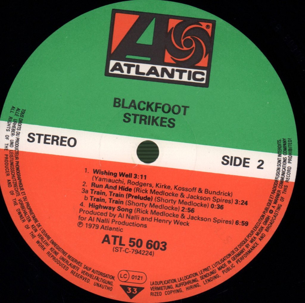 Blackfoot - Strikes - Lp
