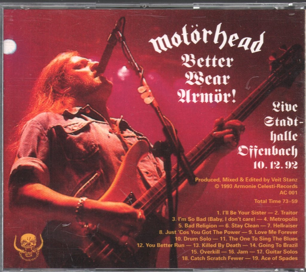 Motorhead - Better Wear Armor! - Cd