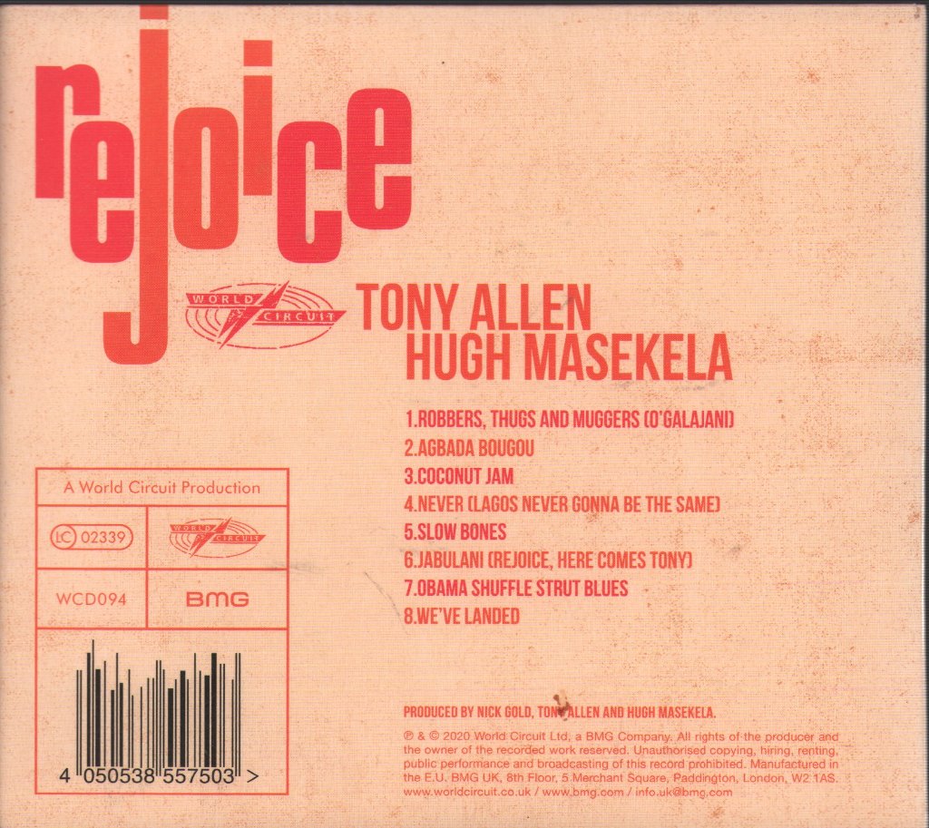 Tony Allen - Rejoice - Cd