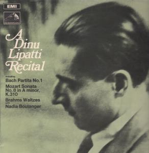 Dinu Lipatti - A Dinu Lipatti Recital - Lp