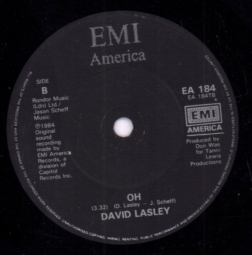 David Lasley - Saved By Love - 7 Inch