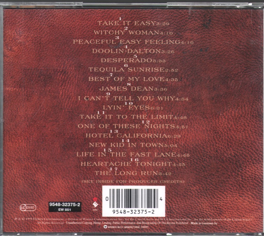 Eagles - Very Best Of The Eagles - Cd