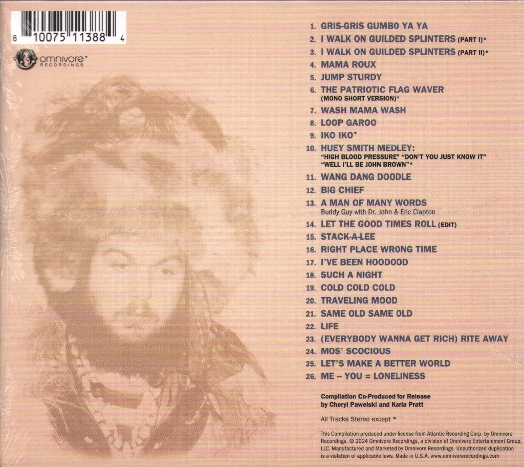 Dr. John - Gris-Gris Gumbo Ya Ya: Singles 1968-1974 - Cd