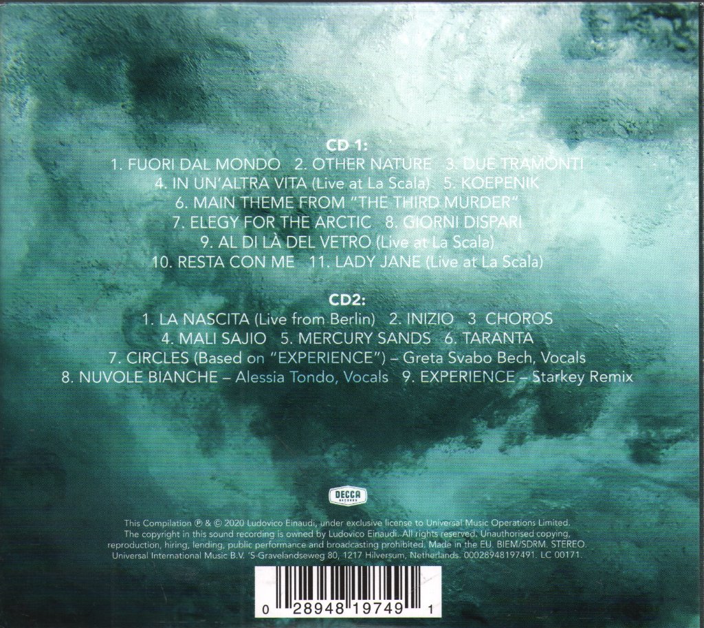 Ludovico Einaudi - Undiscovered - Double Cd