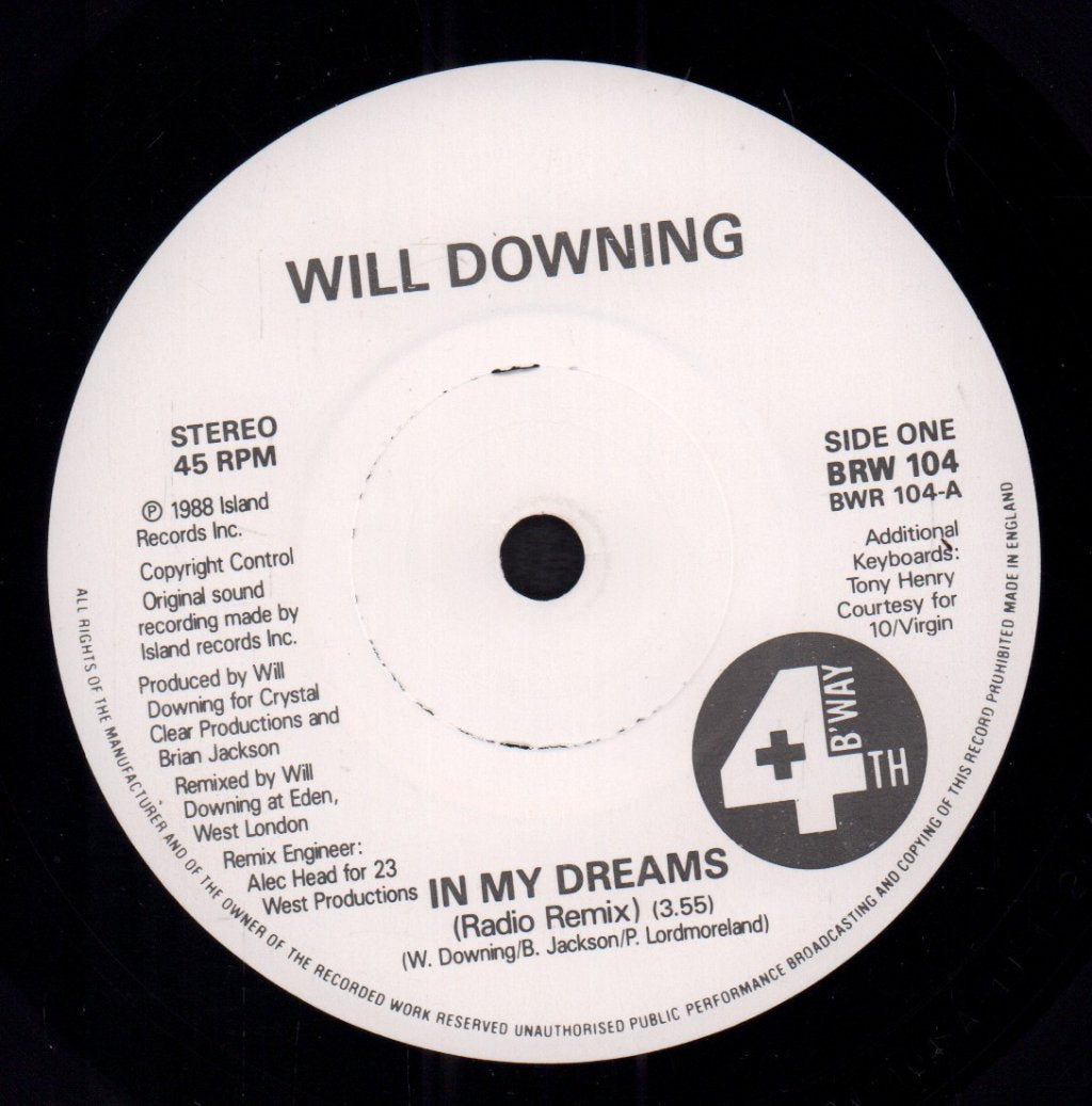 Will Downing - In My Dreams - 7 Inch