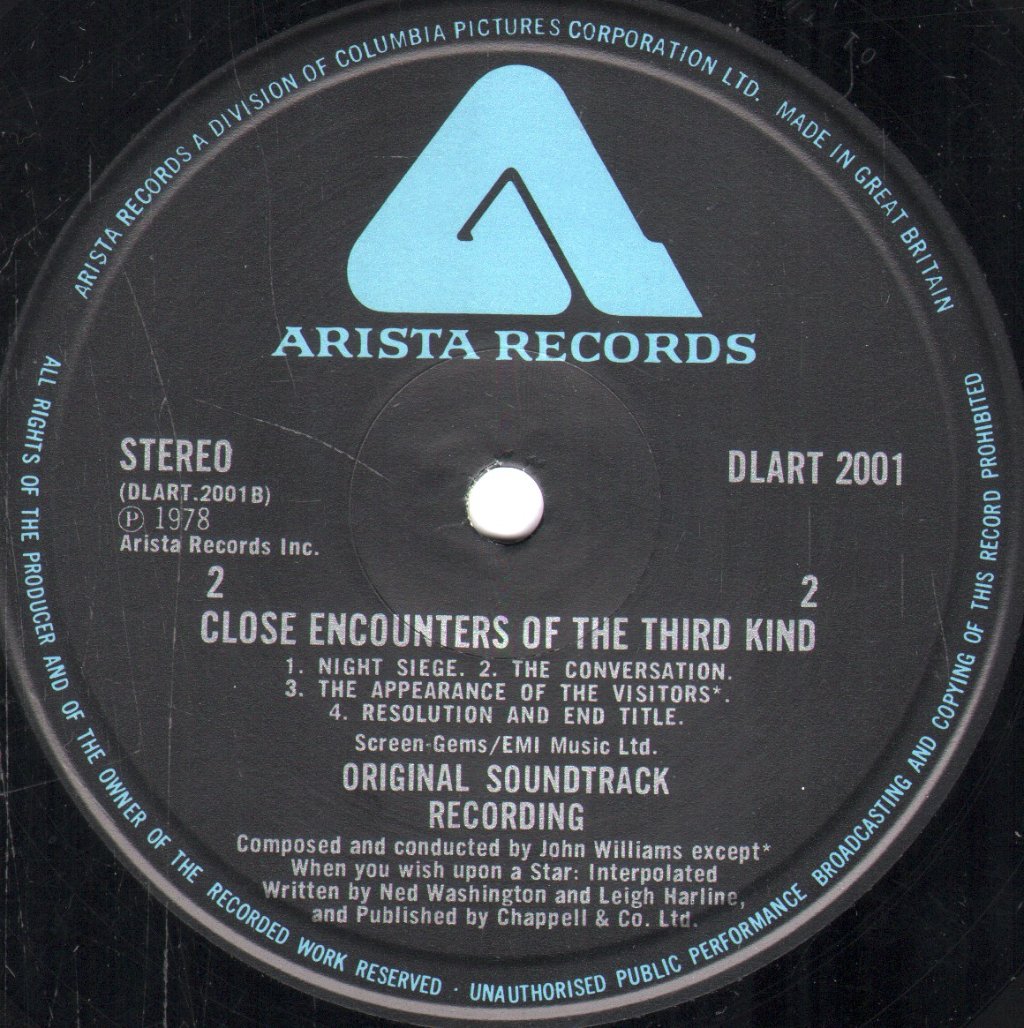John Williams (Soundtracks) - Close Encounters Of The Third Kind - Lp