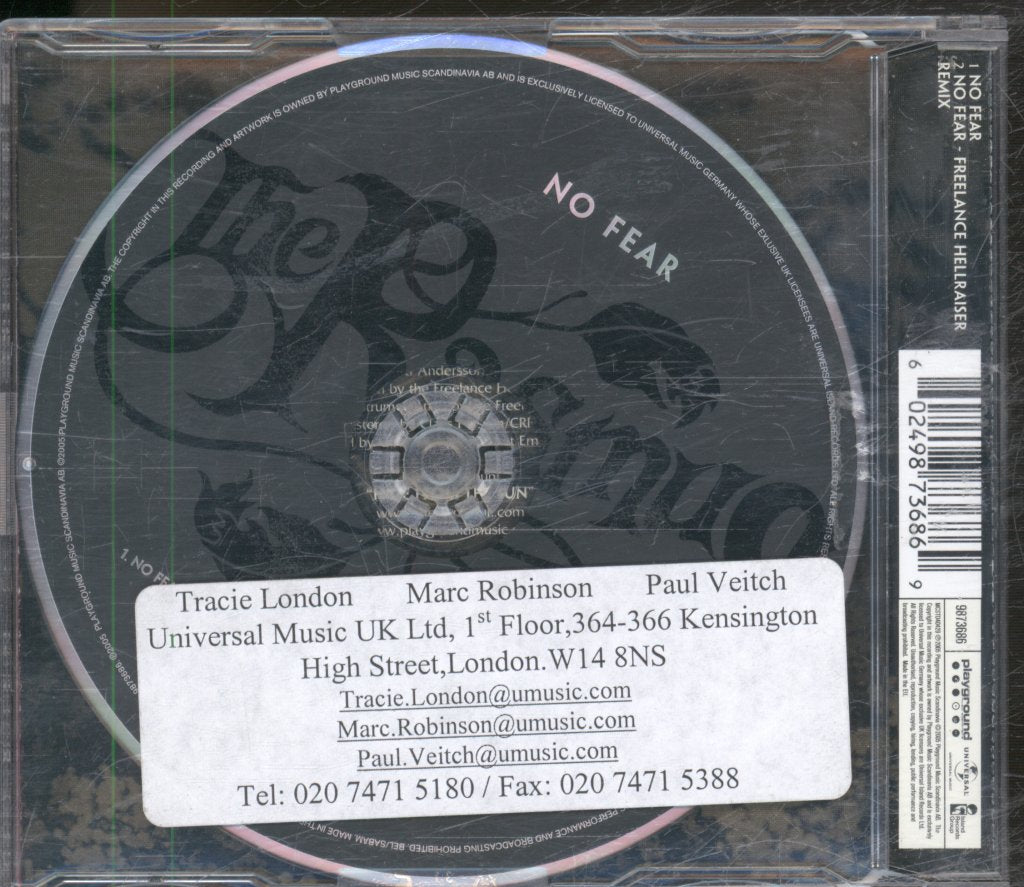 Rasmus - No Fear - Cd