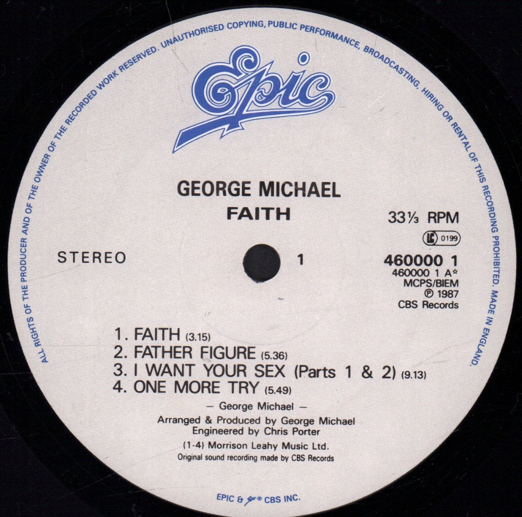 George Michael - Faith - Lp