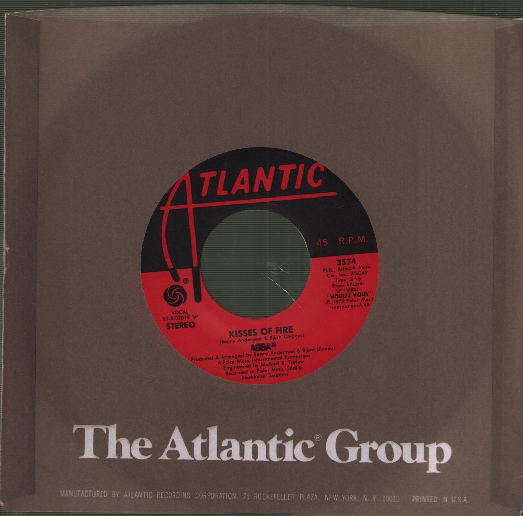 ABBA - Does Your Mother Know / Kisses Of Fire - 7 Inch