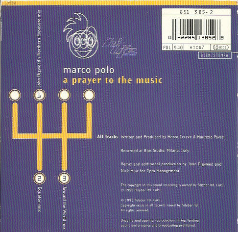 Marco Polo - A Prayer To The Music - Cd