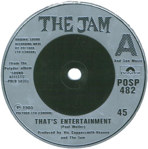 Jam - That's Entertainment - 7 Inch
