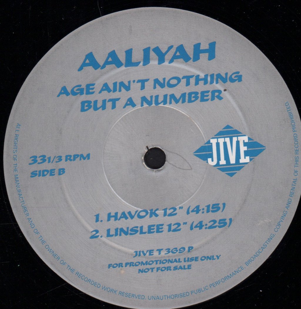Aaliyah - Age Ain't Nothing But A Number - 12 Inch