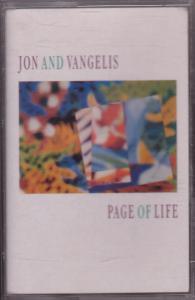 Jon And Vangelis - Page Of Life - Cassette