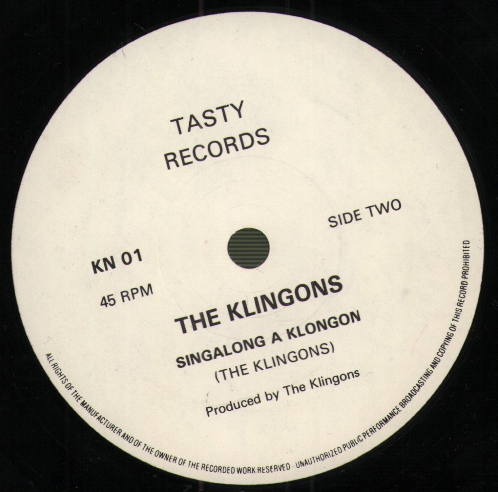 Klingons - Klingon Dance - 7 Inch