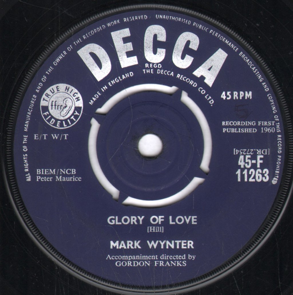 Mark Wynter - Image Of A Girl - 7 Inch