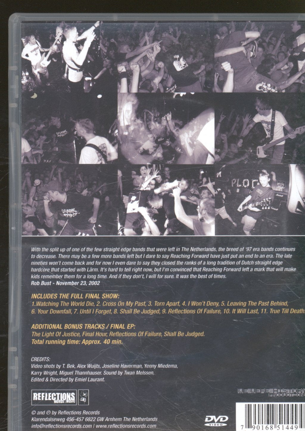 Reaching Forward - Final Show - Dvd