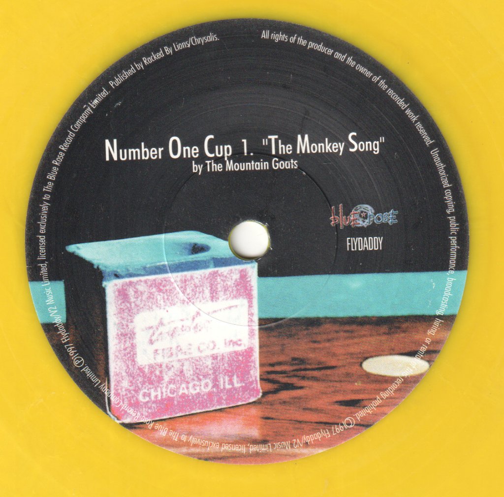Number One Cup - Monkey Song - 7 Inch