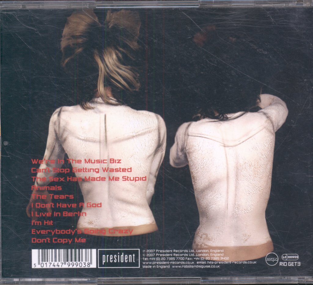 Robots In Disguise - We're In The Music Biz - Cd