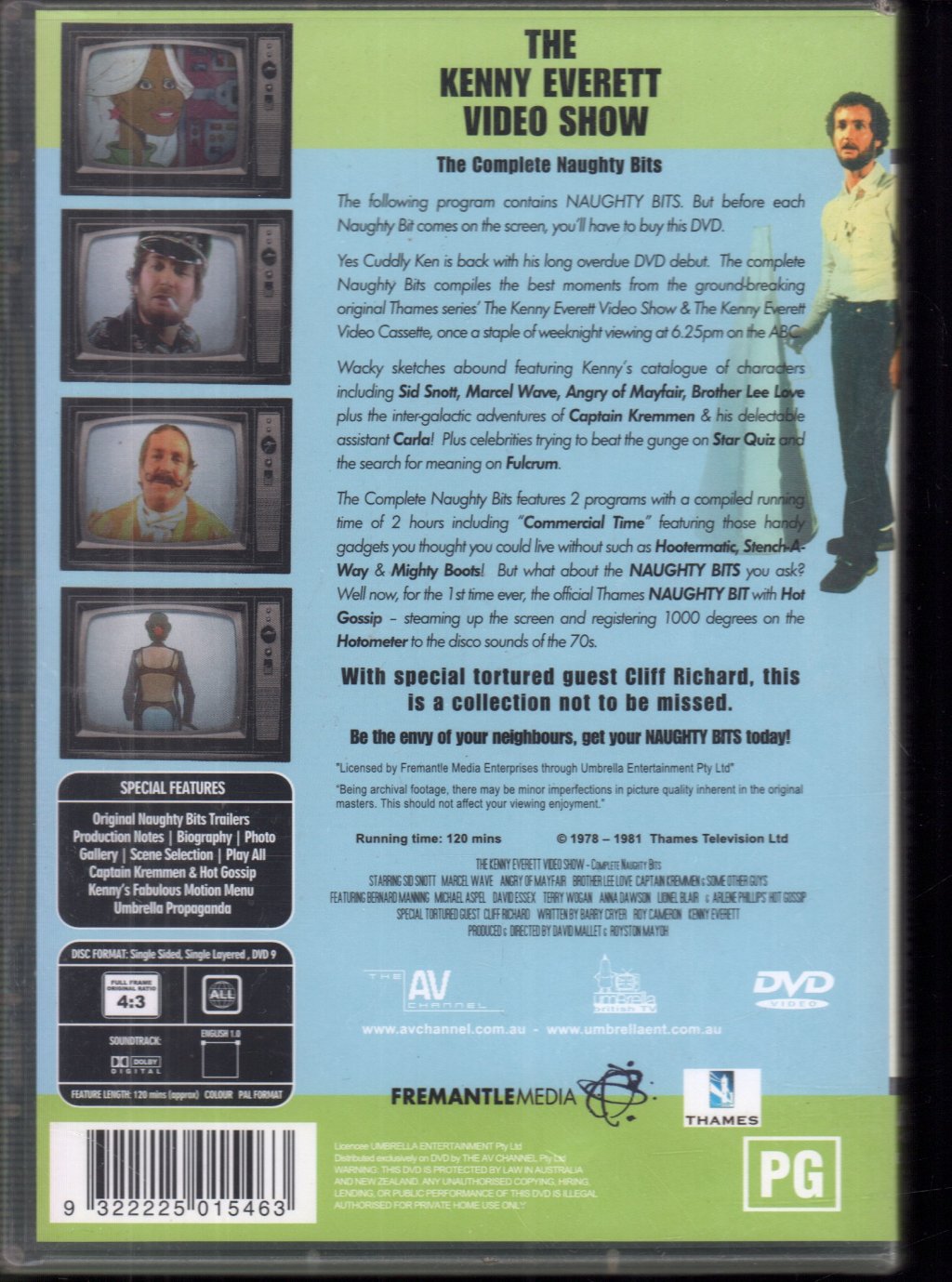 Kenny Everett - complete naughty bits - Dvd