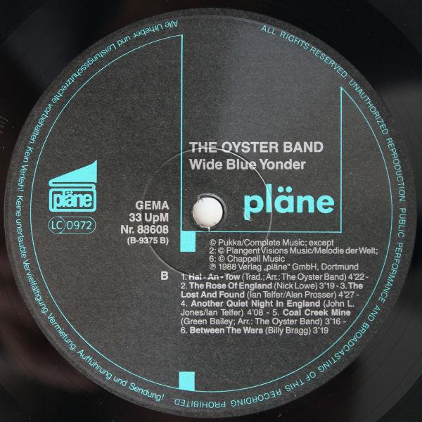 Oyster band - Wide Blue Yonder - Lp