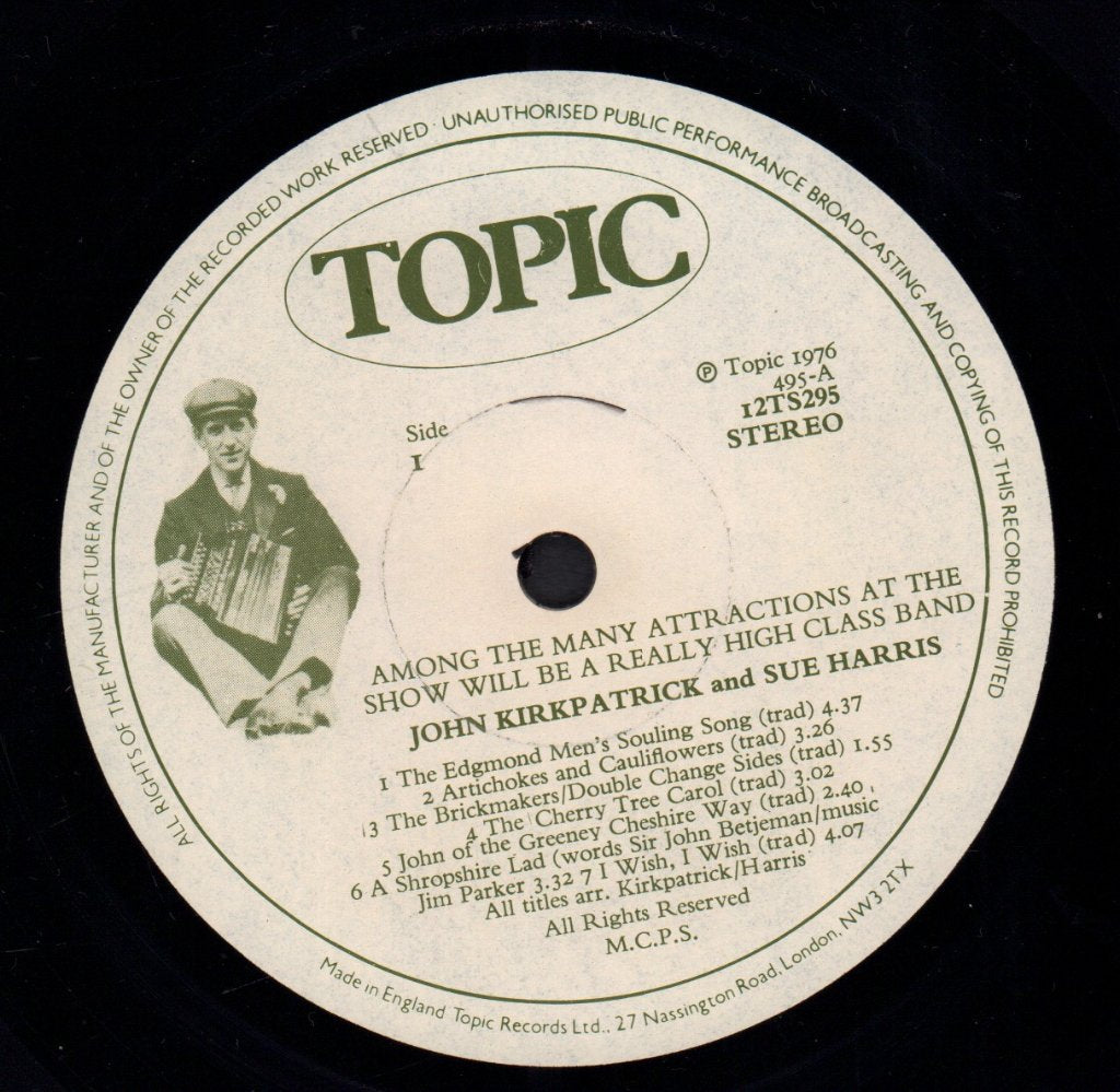 John Kirkpatrick And Sue Harris - Among The Many Attractions - Lp