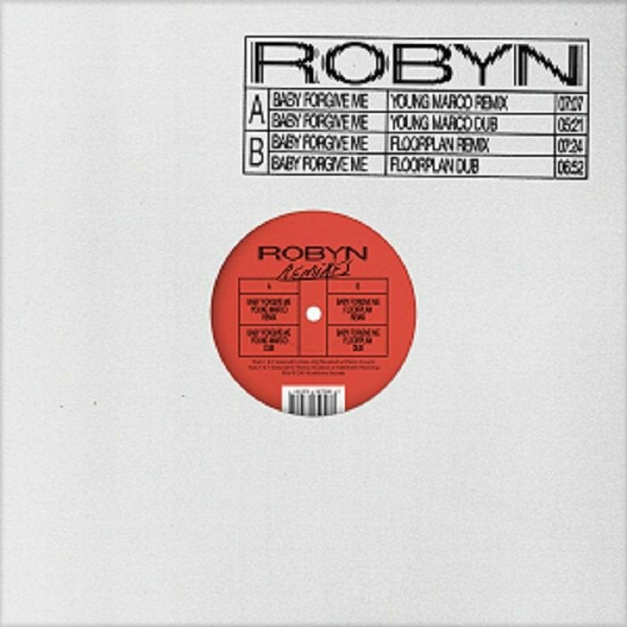 Robyn - Baby Forgive Me: Remixes (Love Record Stores 2020) - 12 Inch