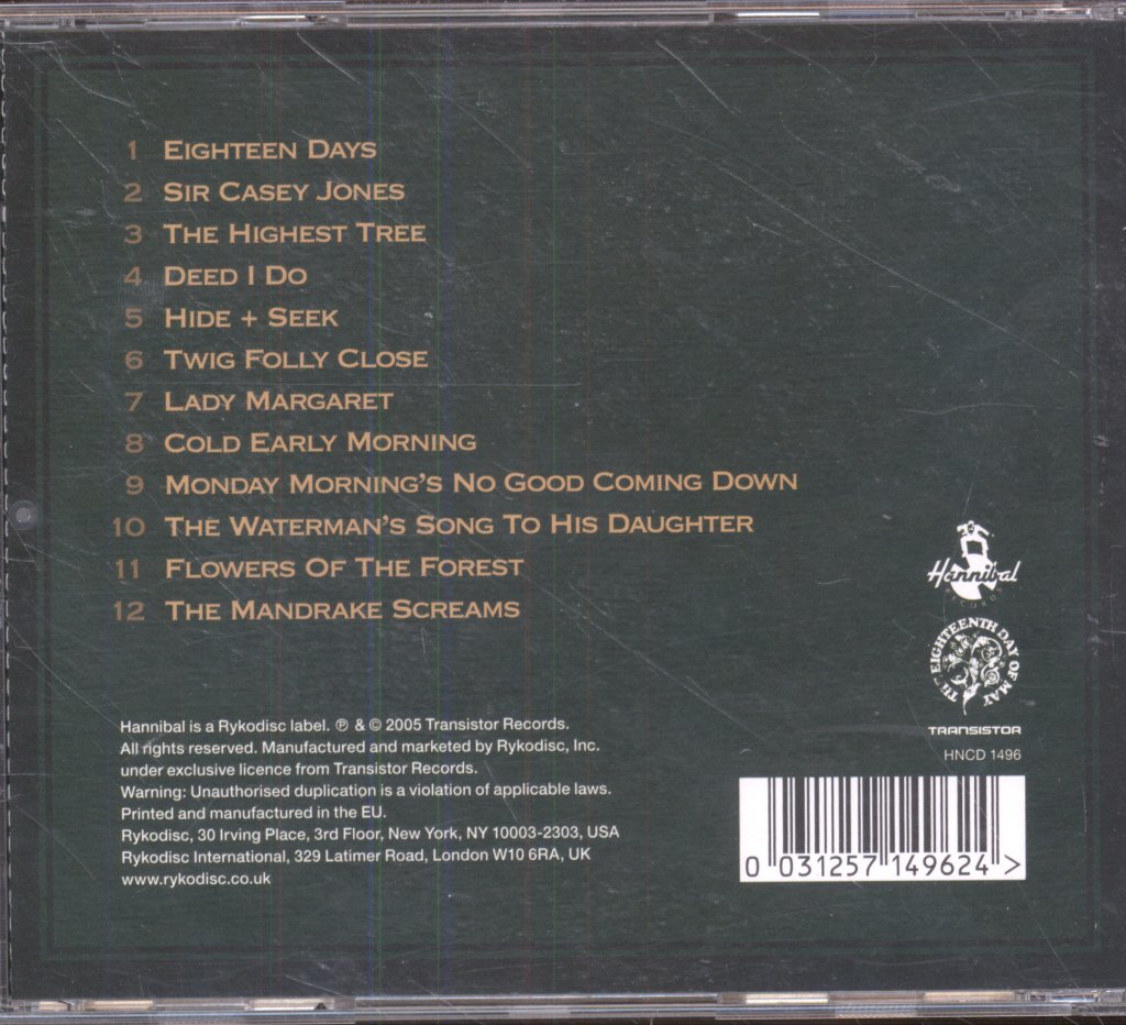 Eighteenth Day Of May - Eighteenth Day Of May - Cd