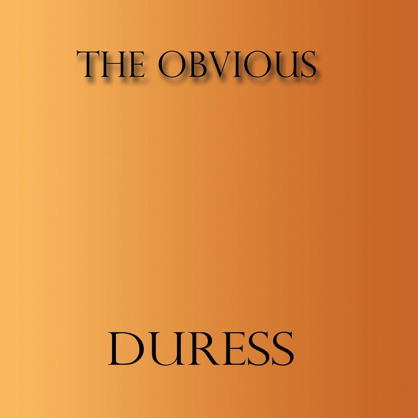 Obvious - Duress - Cd