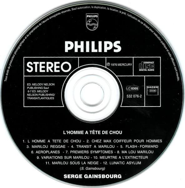 Serge Gainsbourg - L'Homme À Tête De Chou - Cd