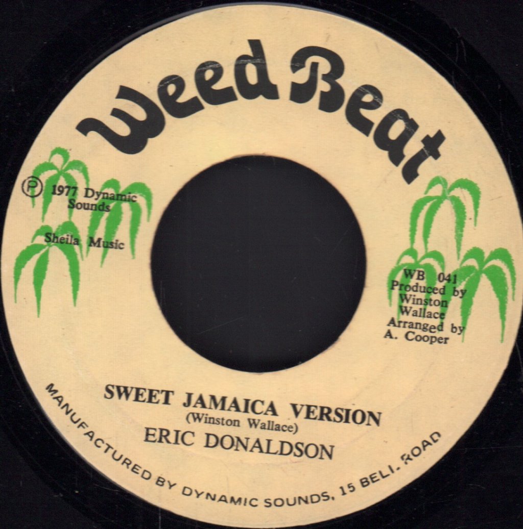 Eric Donaldson - Sweet Jamaica - 7 Inch