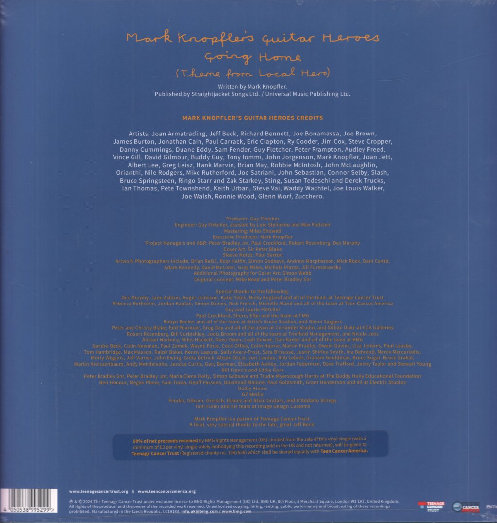 Mark Knopfler's Guitar Heroes - Going Home Theme From Local Hero - 12 Inch