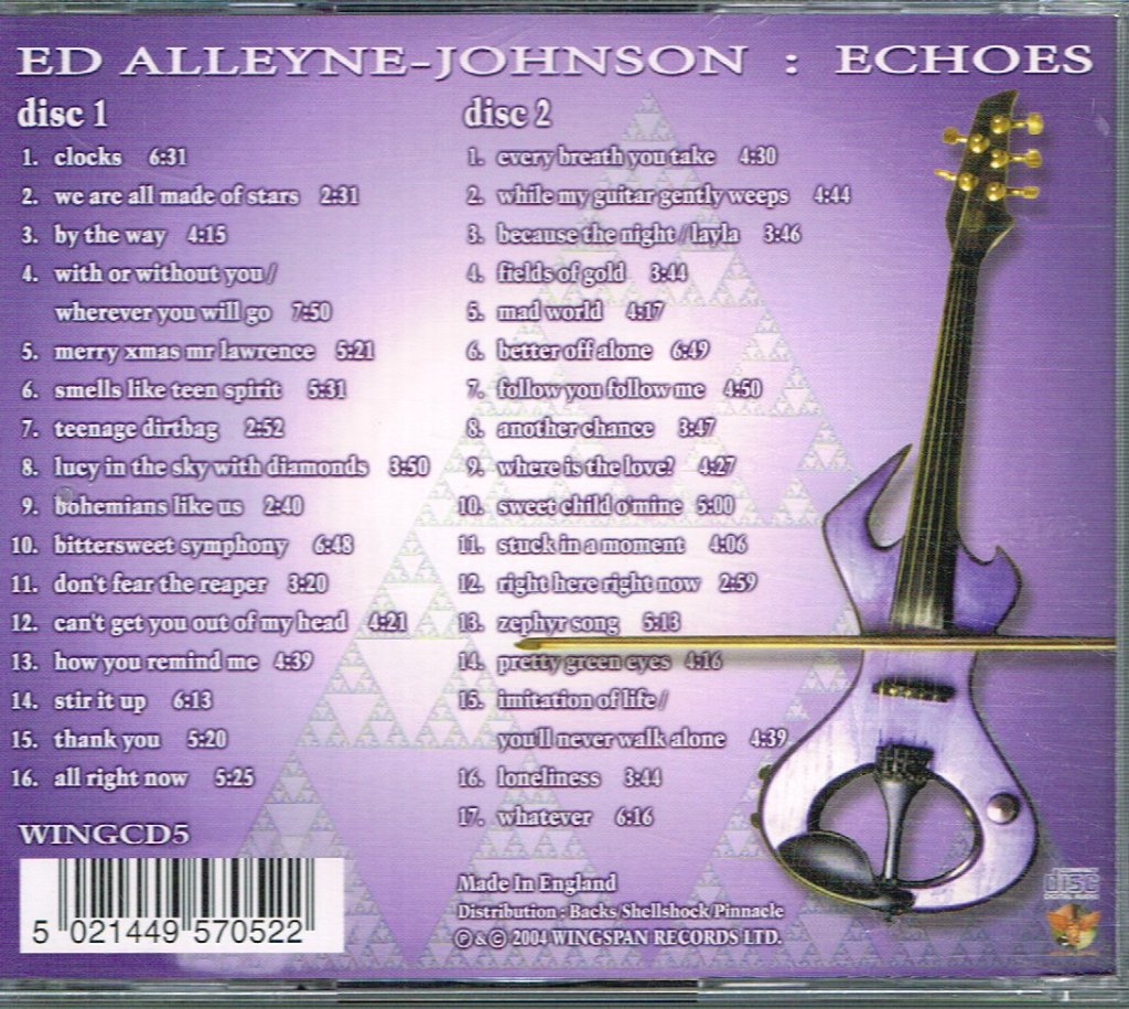 Ed Alleyne-Johnson - Echoes - Double Cd