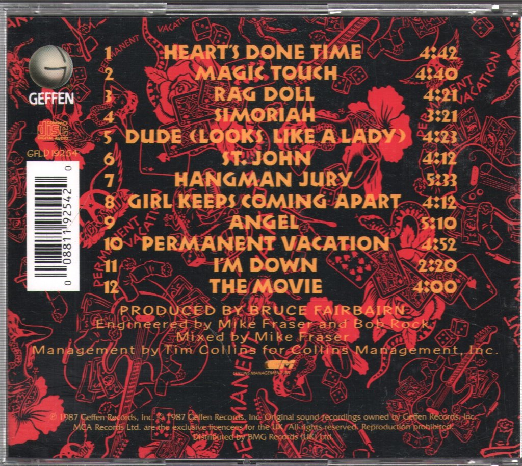Aerosmith - Permanent Vacation - Cd