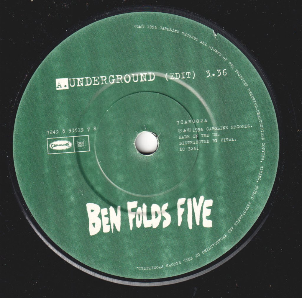 Ben Folds Five - Underground - 7 Inch