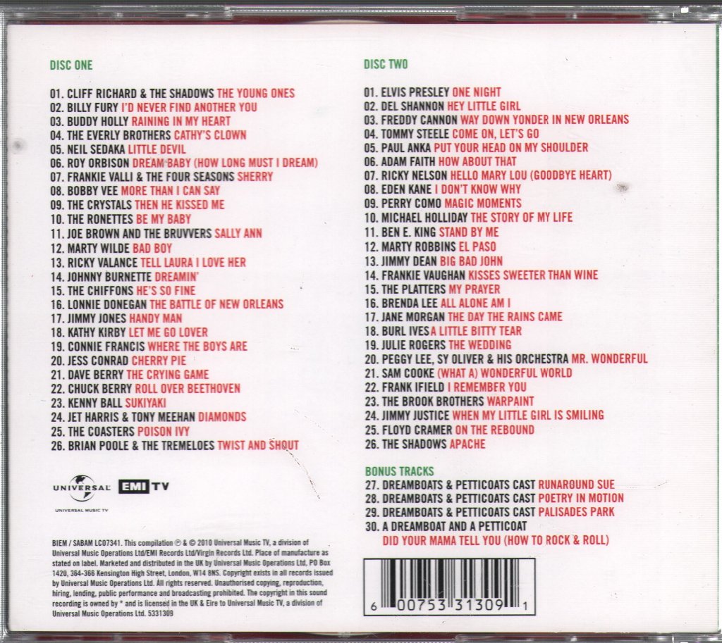 Various Artists - Dreamboats And Petticoats Four - Double Cd