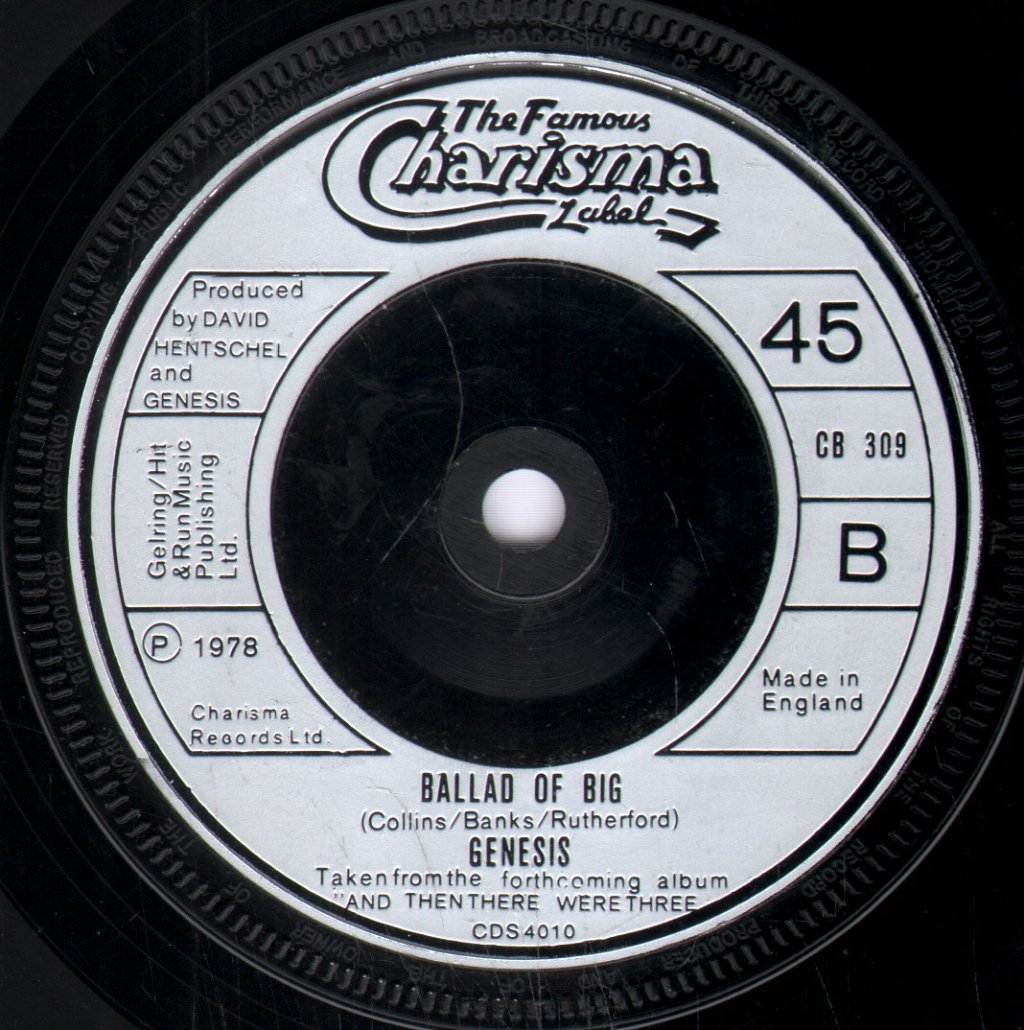 Genesis - Follow You Follow Me - 7 Inch