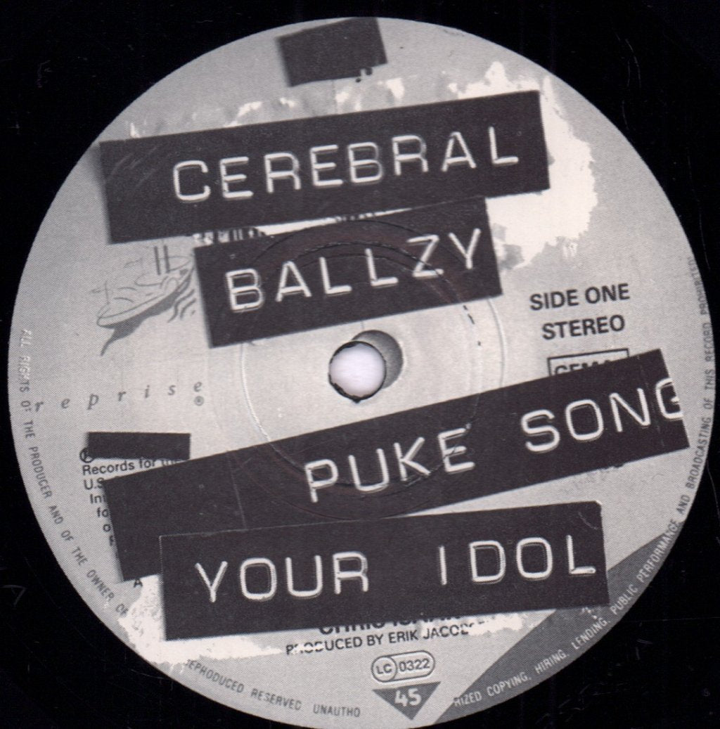 Cerebral Ballzy - You're Idle - 7 Inch