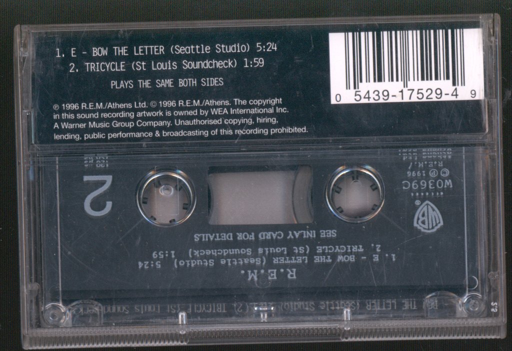 R.E.M. - E - Bow The Letter - Cassette