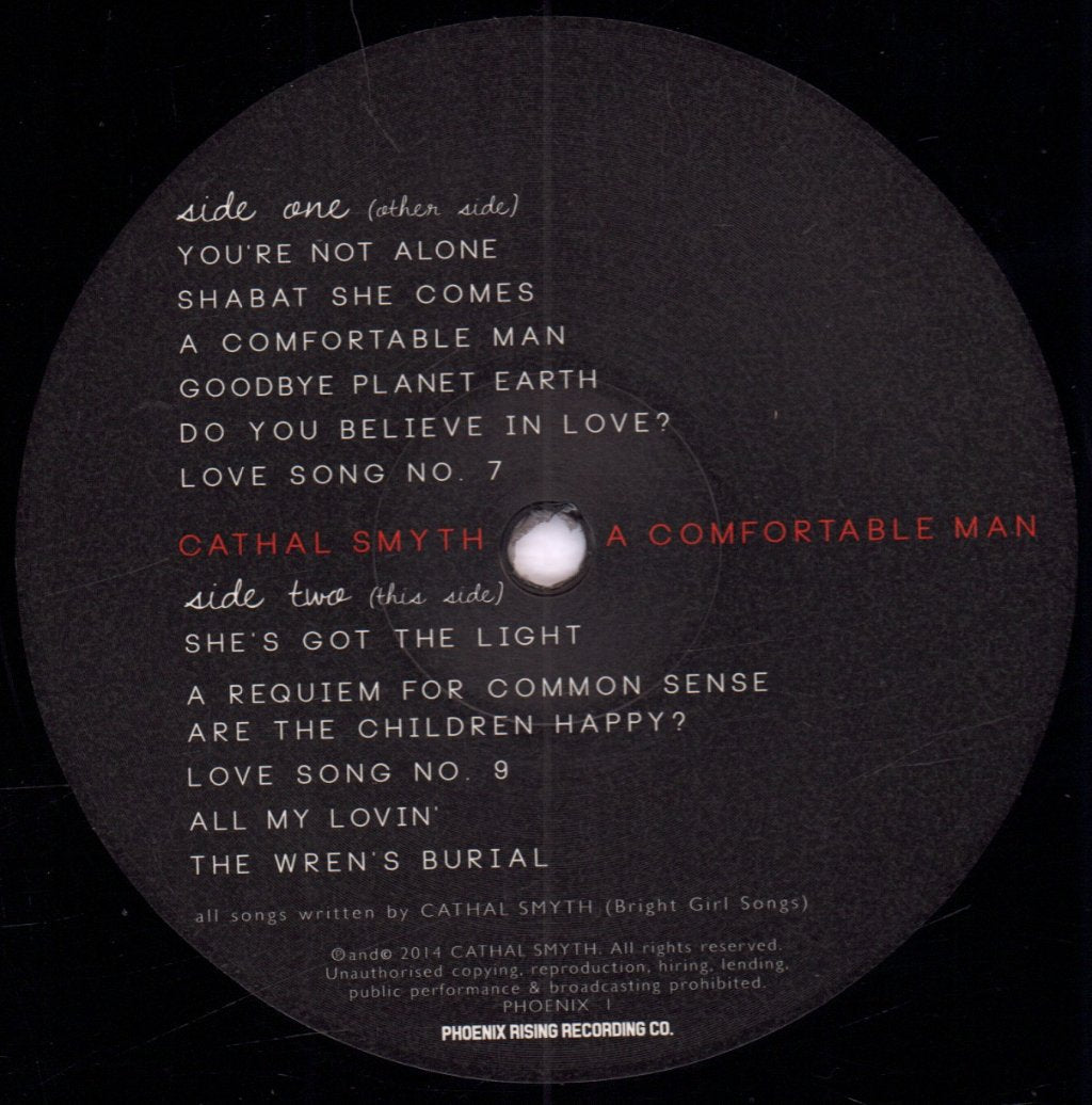 Cathal Smyth - A Comfortable Man - Lp