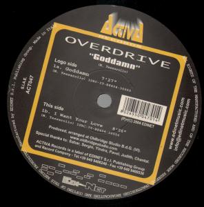 Overdrive (Electronic) - Goddamn - 12 Inch