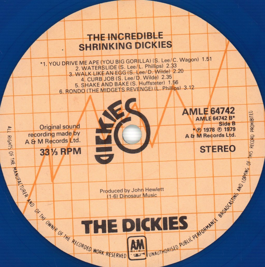 Dickies - Incredible Shrinking Dickies - Lp