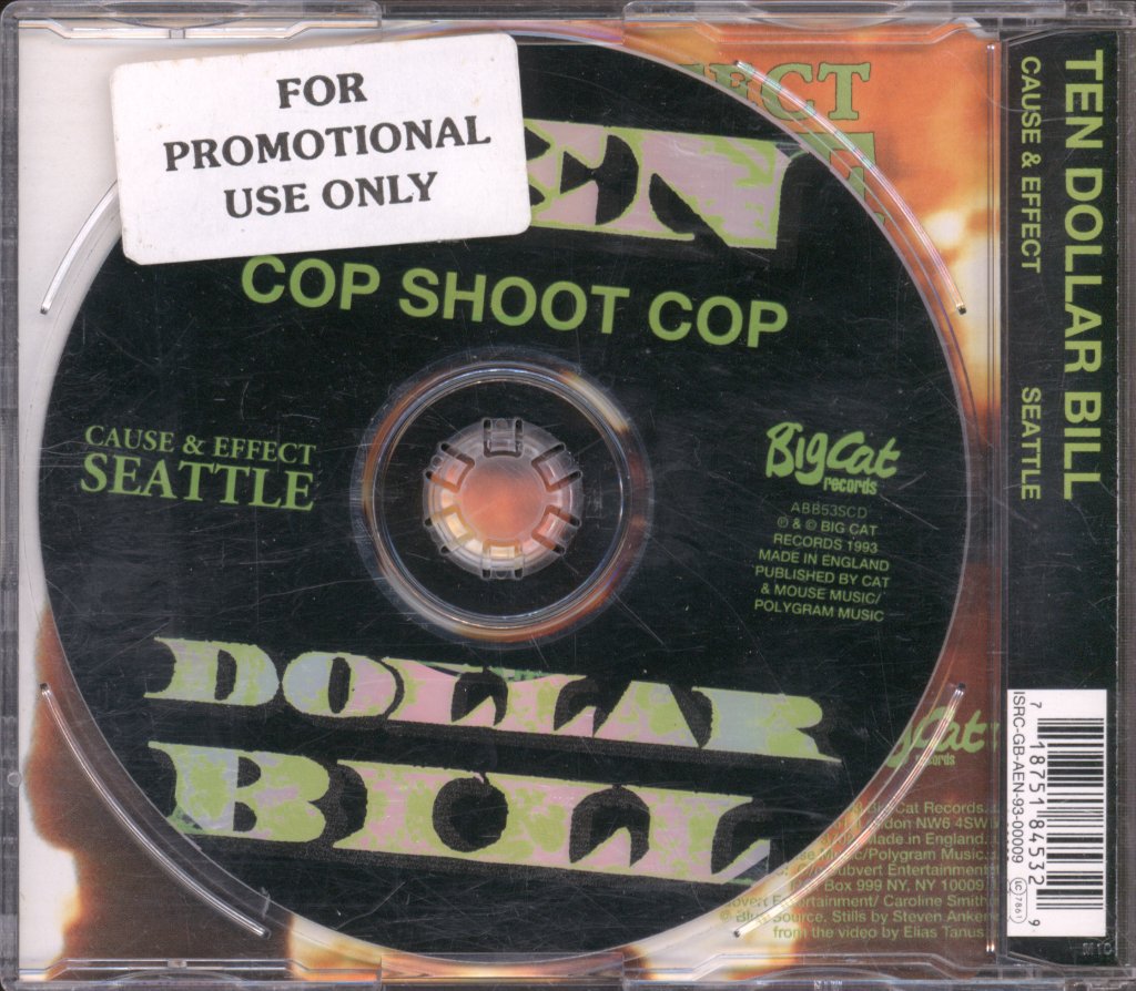 Cop Shoot Cop - $10 Bill - Cd