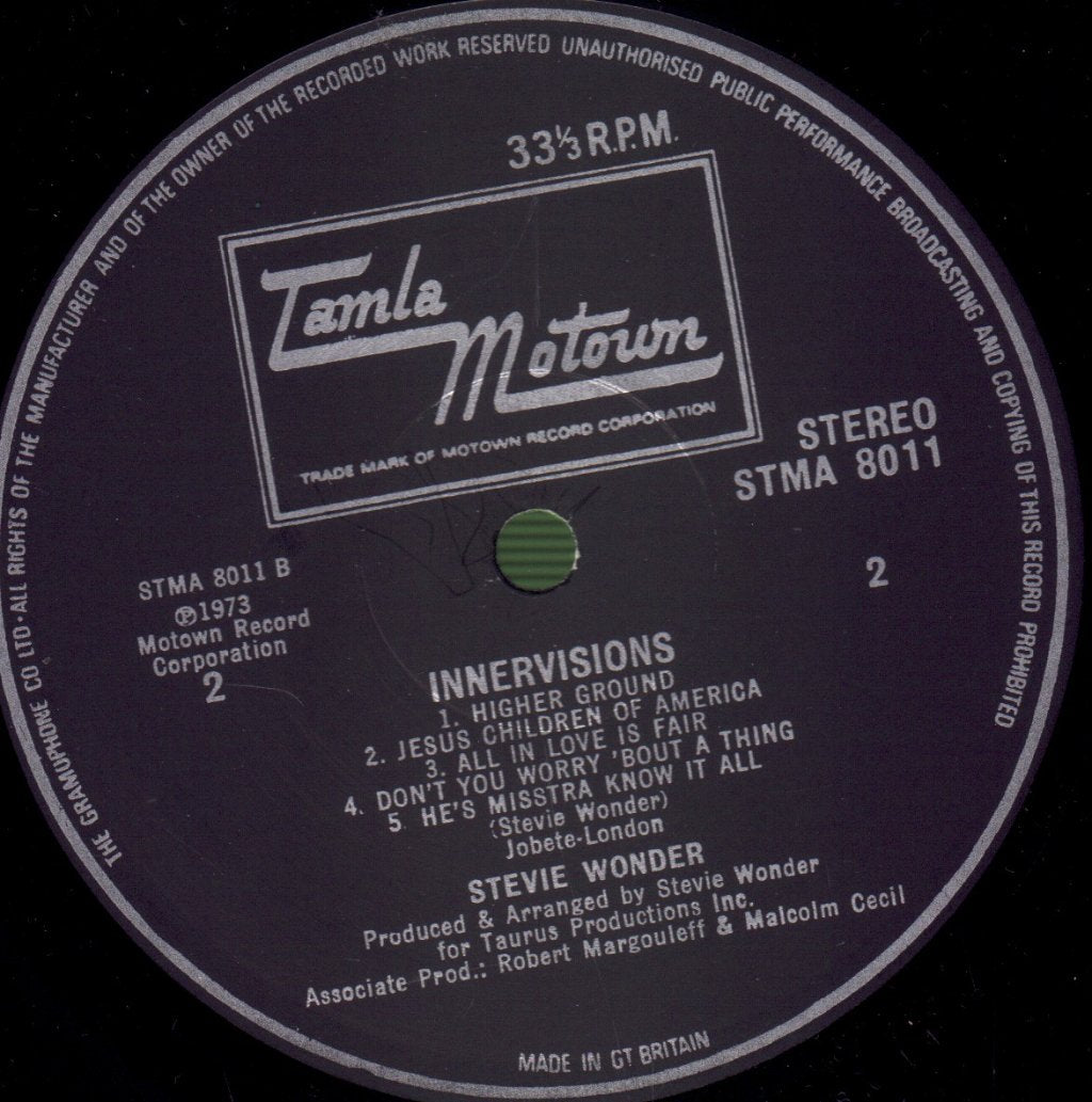 Stevie Wonder - Innervisions - Lp