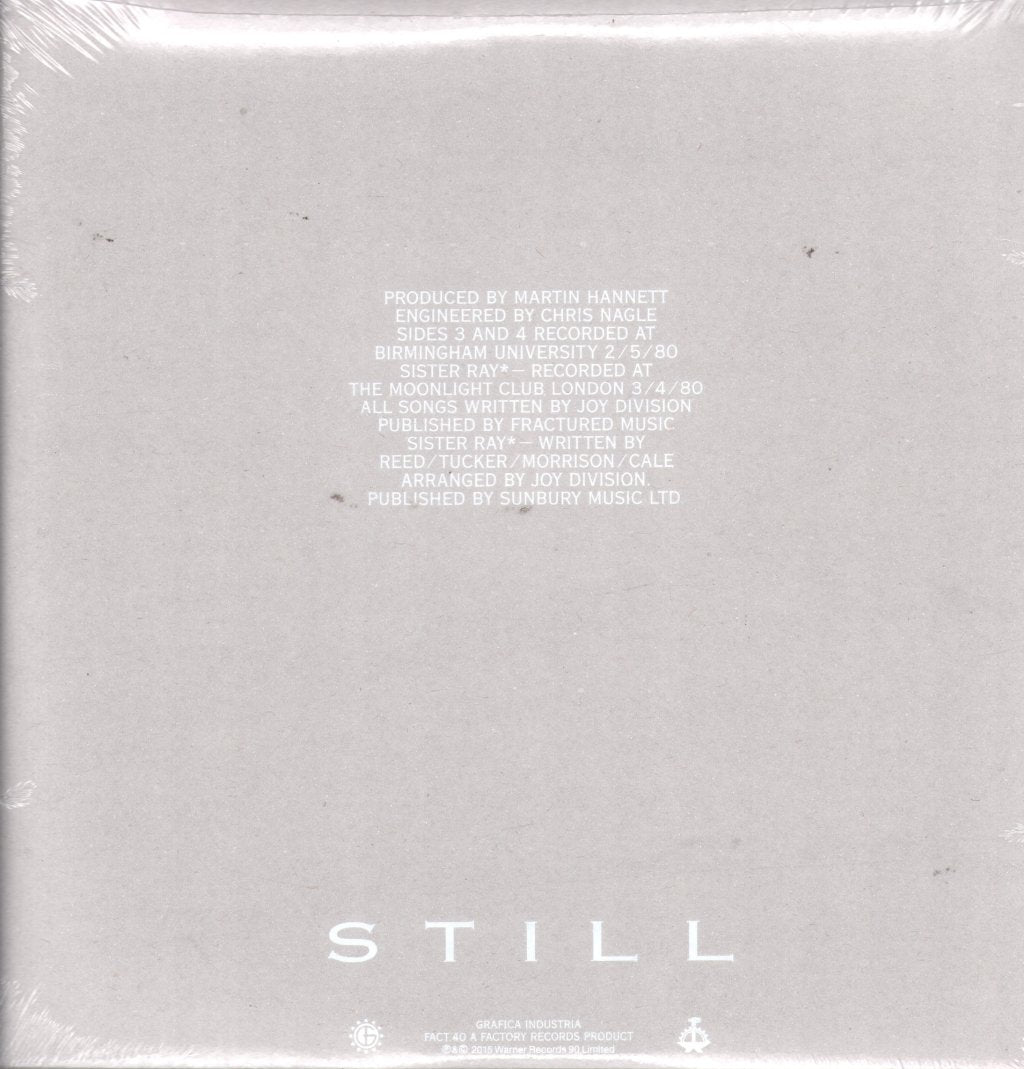 Joy Division - Still - Double Lp