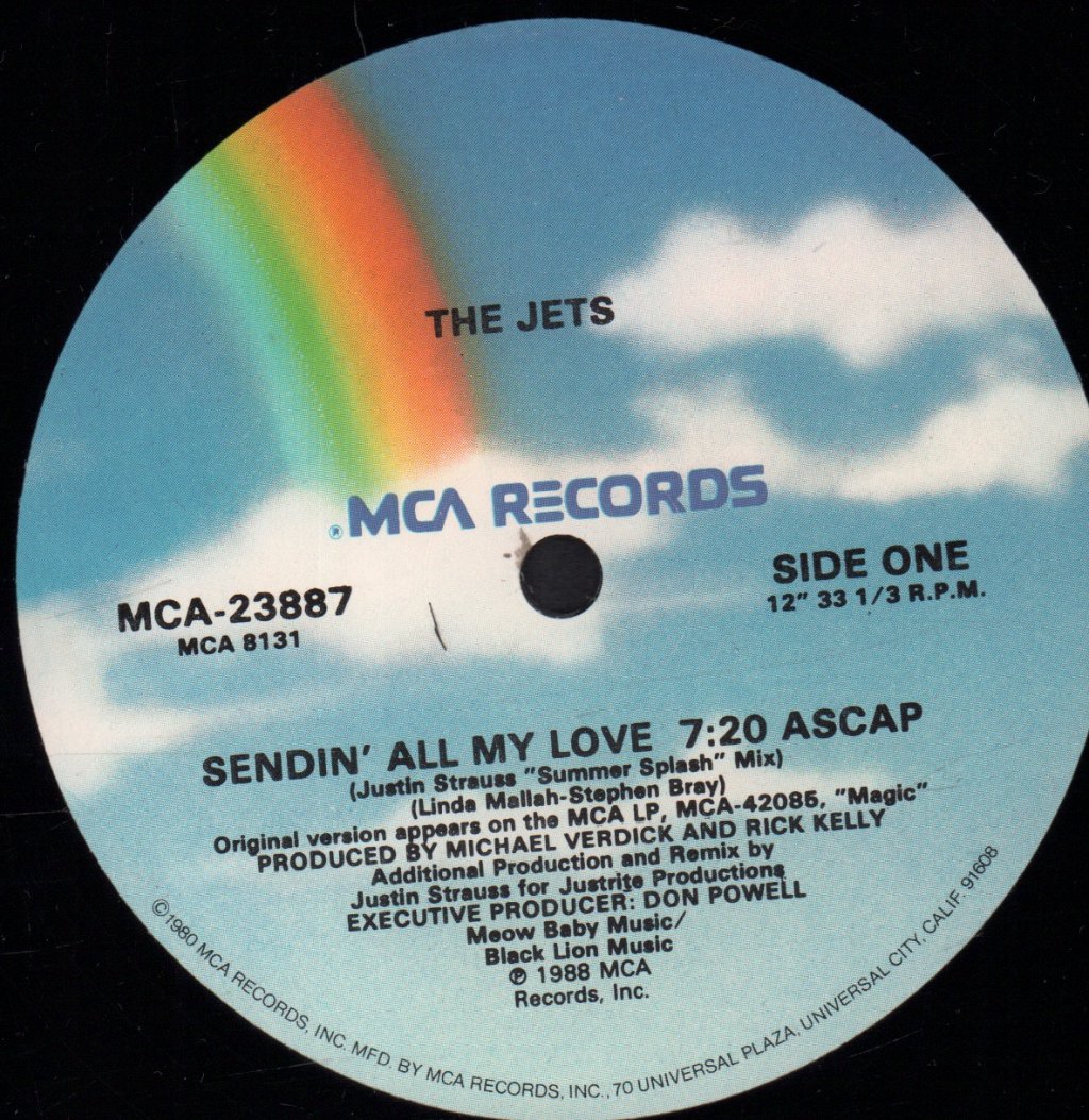 Jets (80'S Pop) - Sendin All My Love - 12 Inch