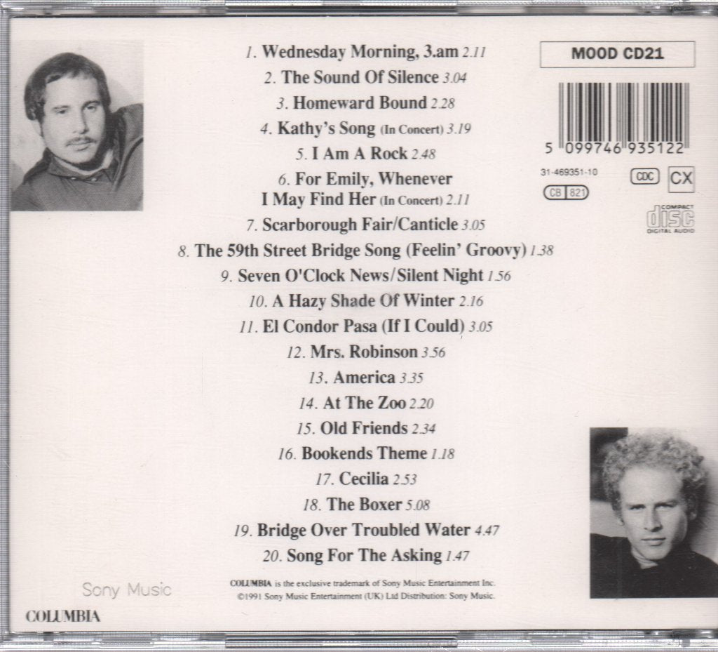 Simon And Garfunkel - Definitive - Cd