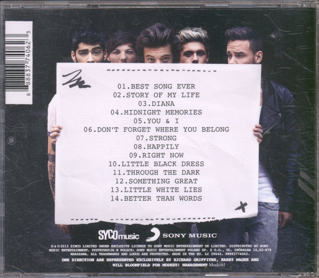 One Direction - Midnight Memories - Cd