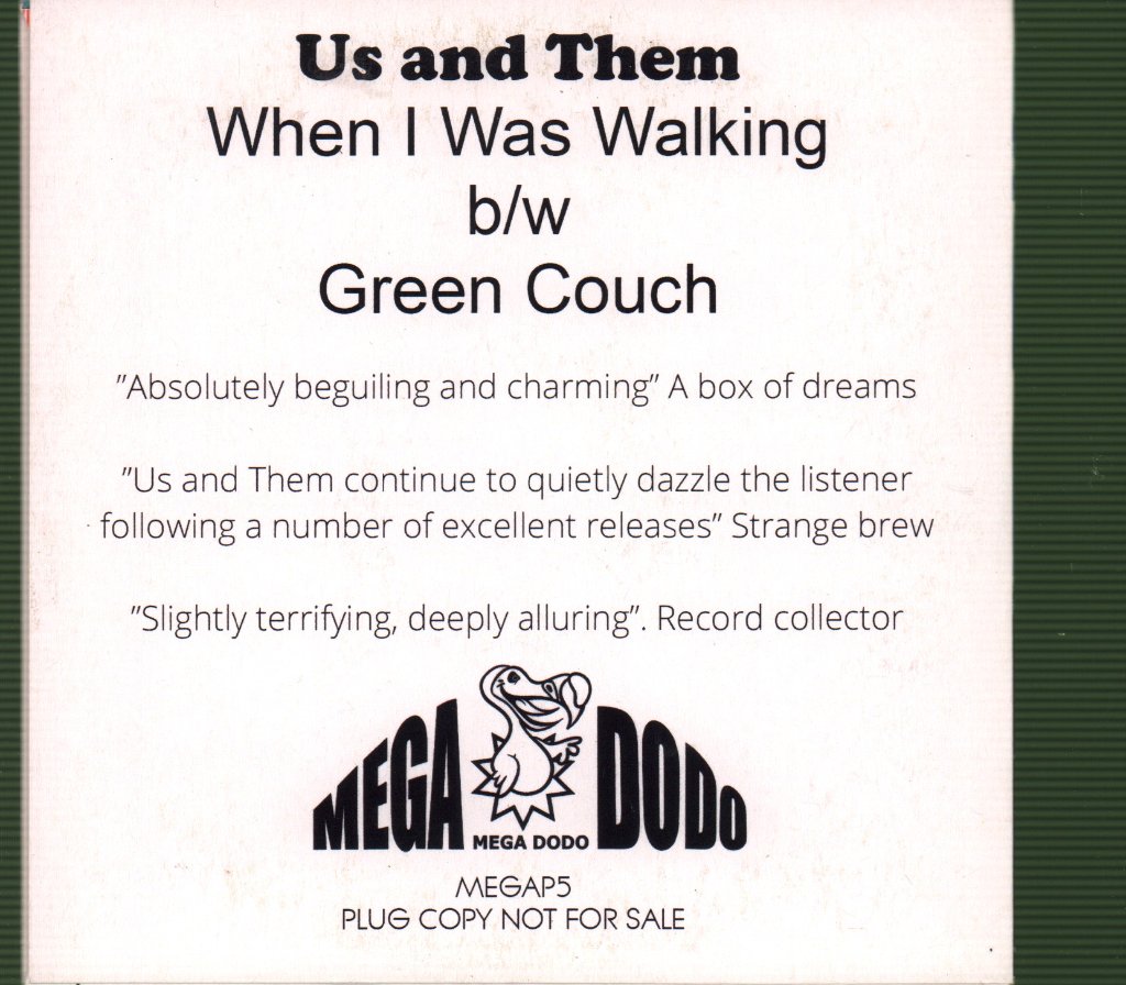 Us & Them - When I Was Walking - Cdr