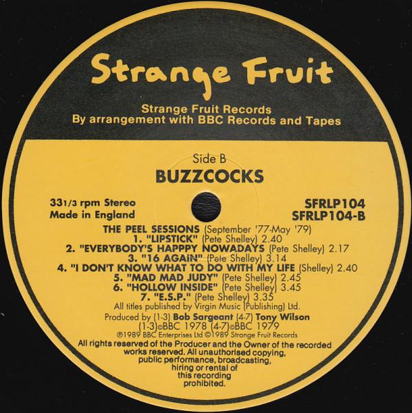 Buzzcocks - Peel Sessions Album - Lp